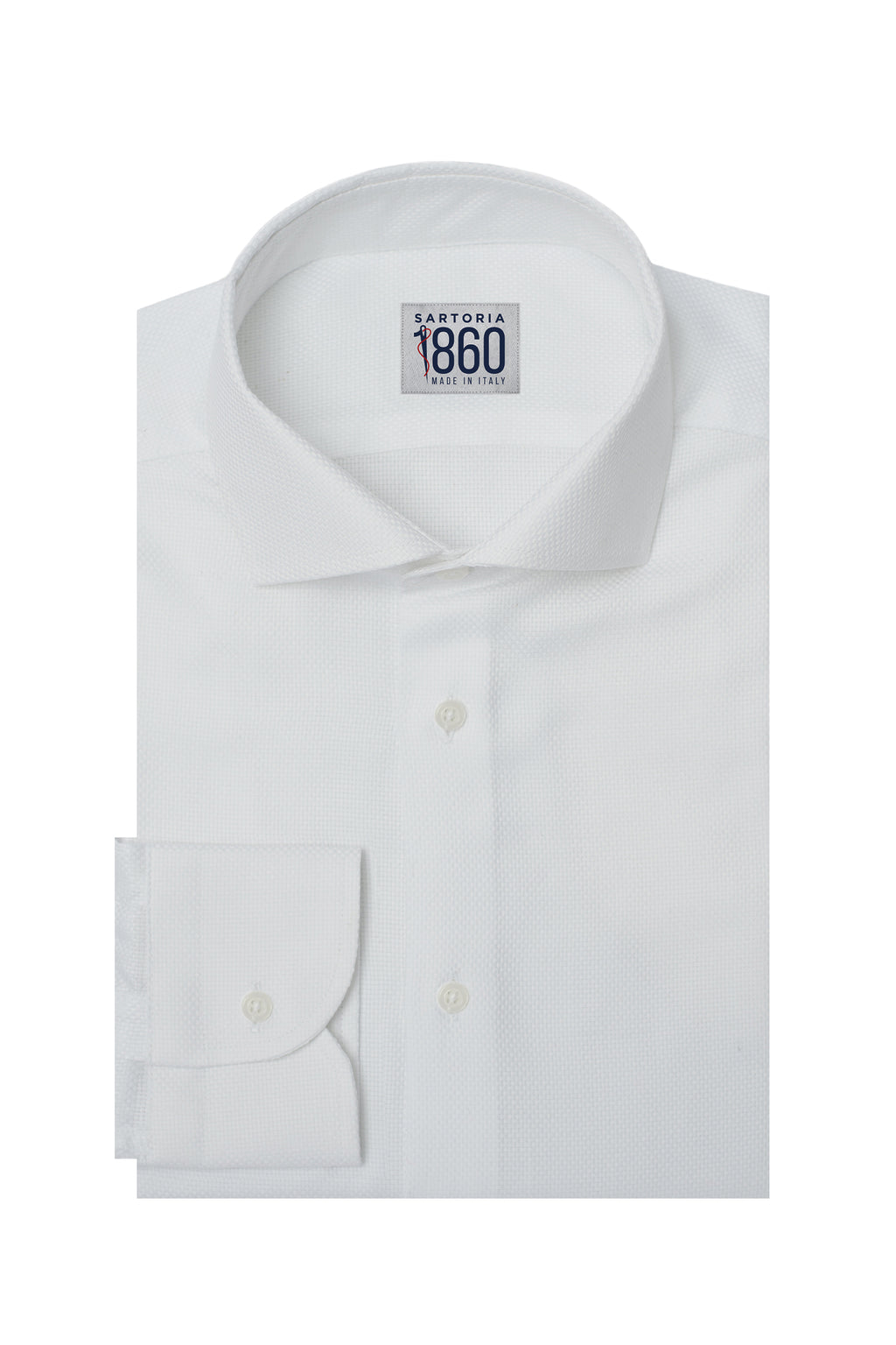 Camicia Londra - giro inglese 100% puro cotone bianco