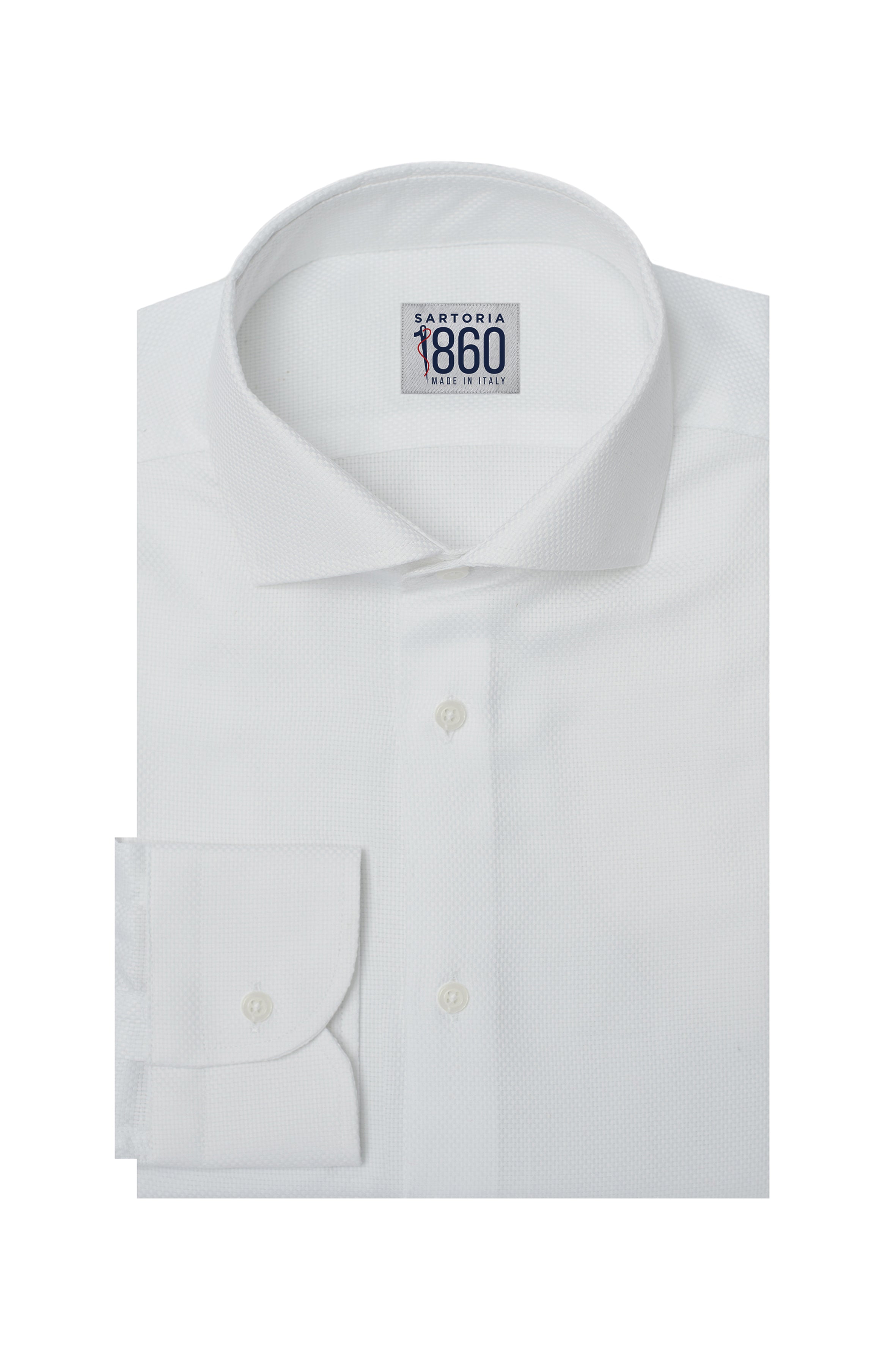 Camicia Londra - giro inglese 100% puro cotone bianco