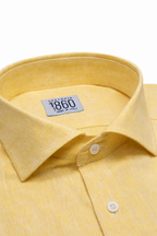 Camicia Burano - 100% lino giallo