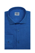 Camicia Milano Marittima - 100% lino blu royal