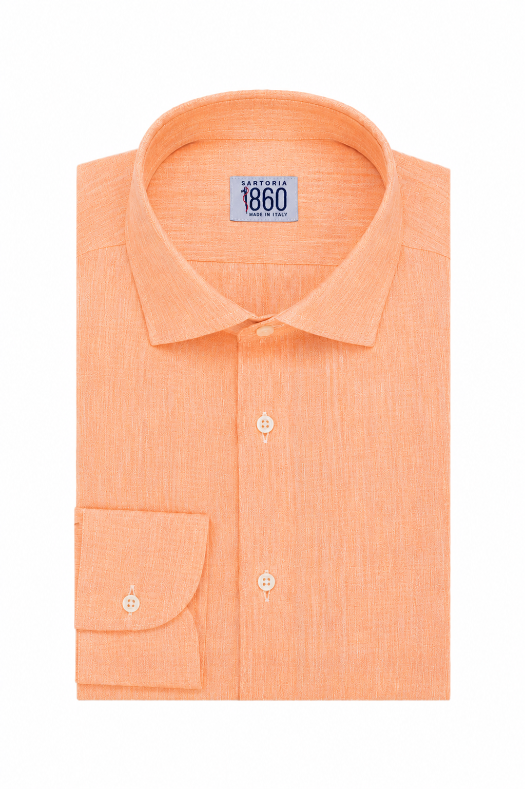 Camicia Minorca- 100% lino aragosta