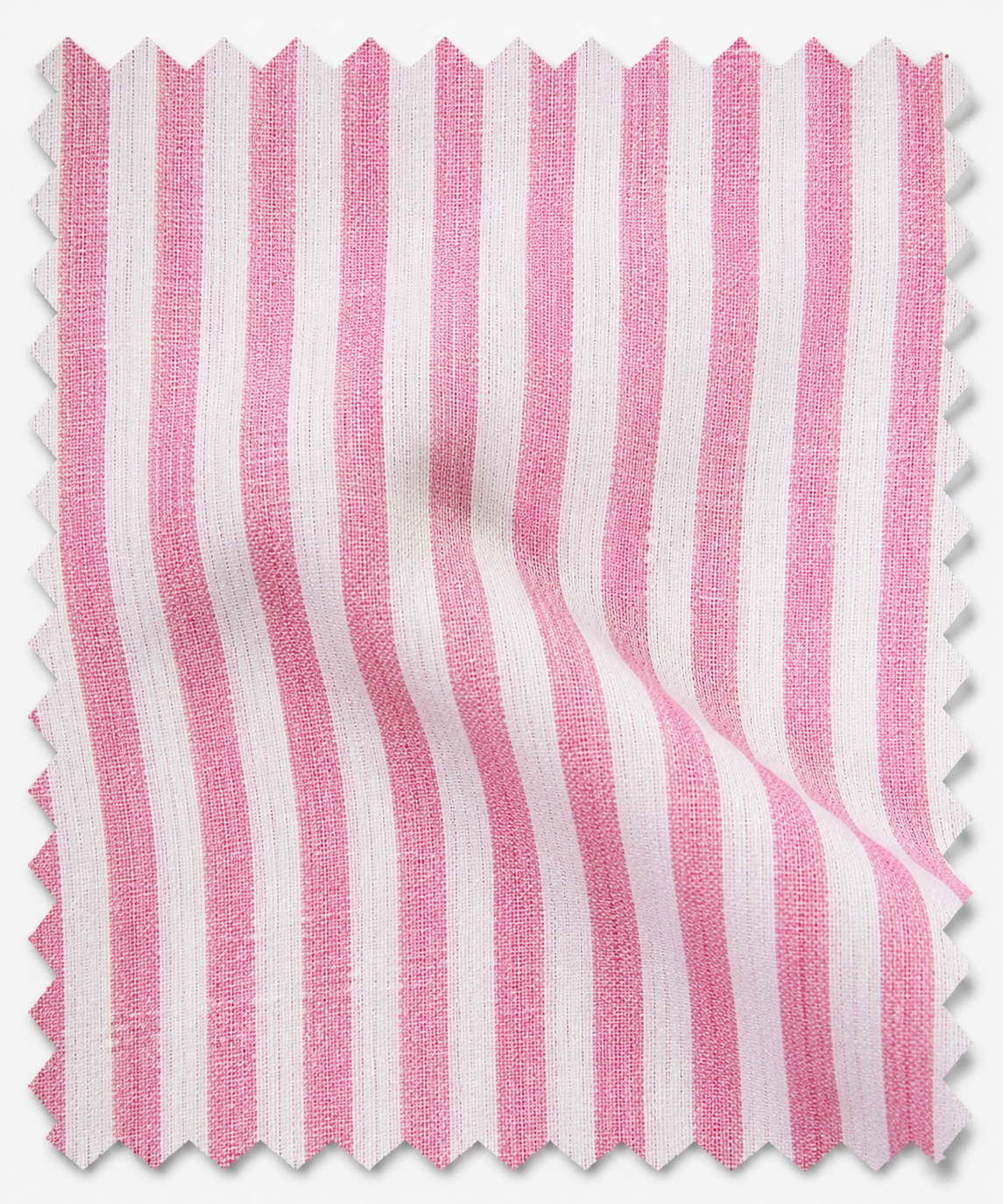 Camicia Saint-Tropez- 100% lino bacchettato bianco e rosa scuro