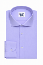 Camicia Siviglia- twill no stiro, tinta unita lilla
