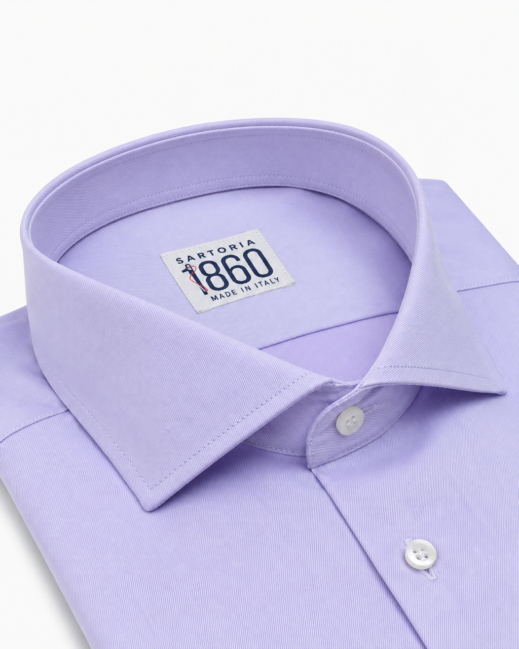 Camicia Siviglia- twill no stiro, tinta unita lilla
