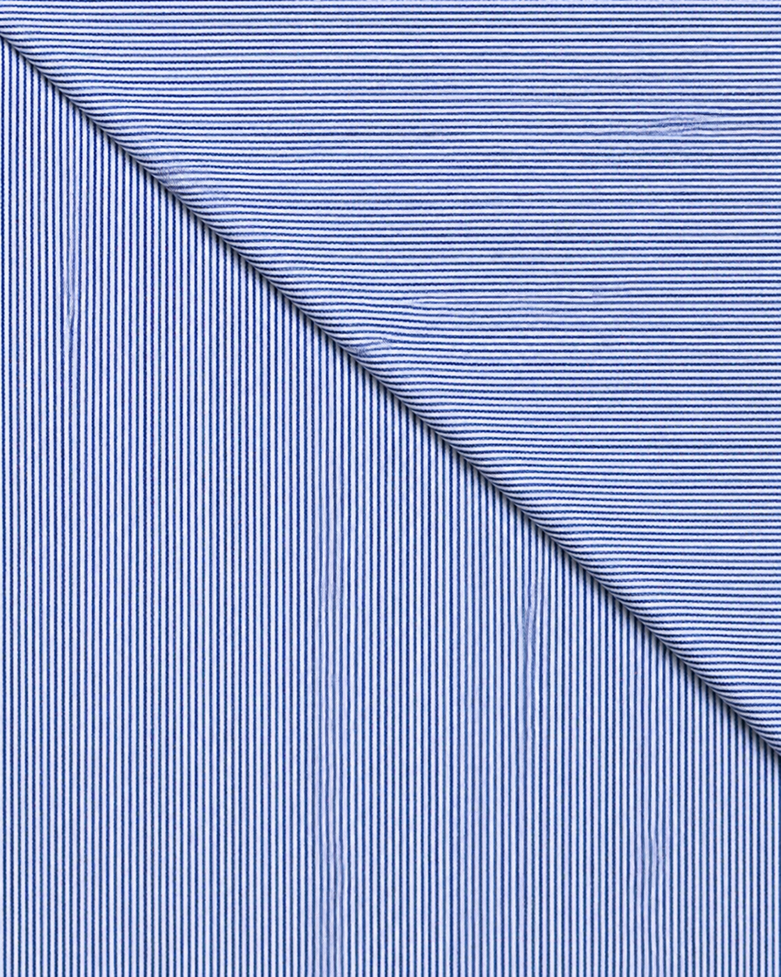 Camicia Tolosa - popeline 100% puro cotone, fantasia rigata bianco e azzurro