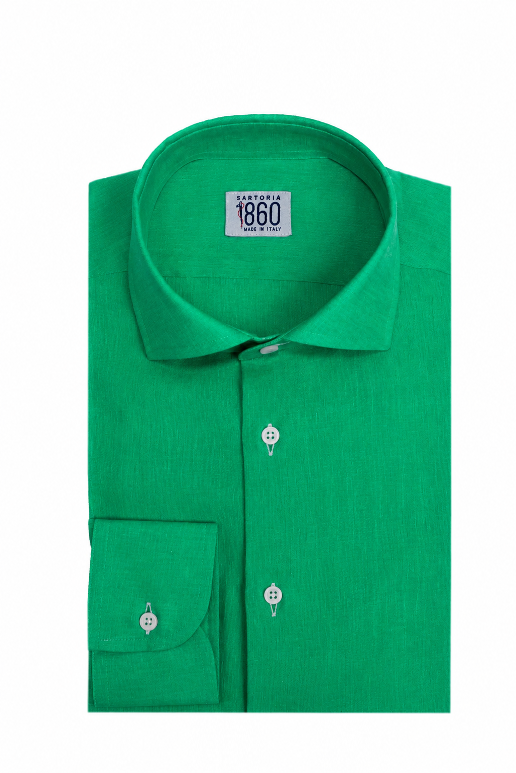 Camicia Valdarno - 100% lino verde