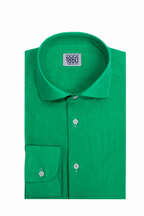 Camicia Valdarno - 100% lino verde