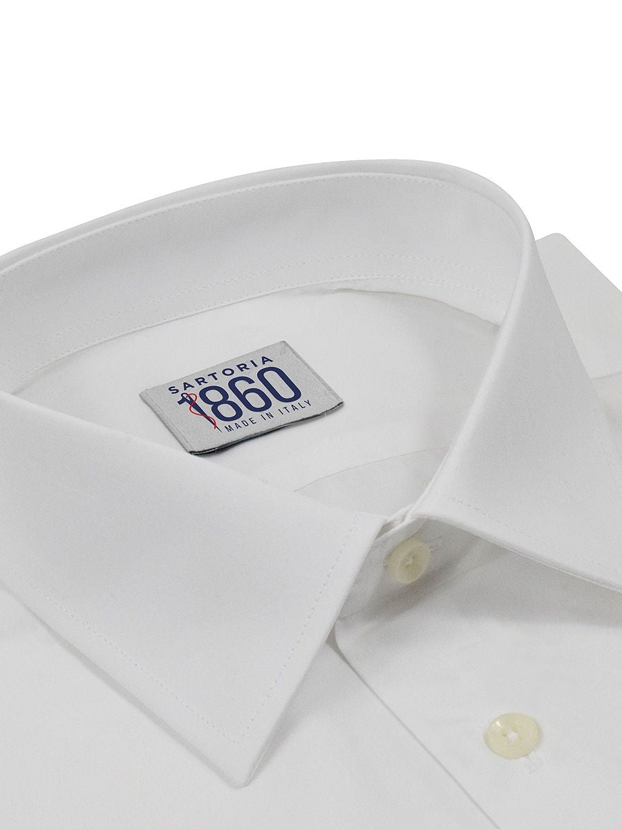 Camicia Ostuni - Basic - no stiro, tinta unita bianco