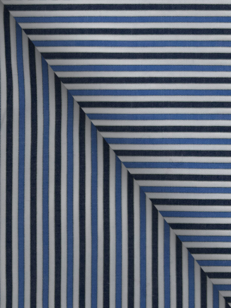 Camicia Ferrara - popeline 100% puro cotone, fantasia rigata