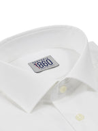 Camicia Mantova - fil-à-fil stretch, tinta unita bianco