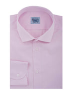 Camicia Pesaro - twill 100% cotone, tinta unita rosa