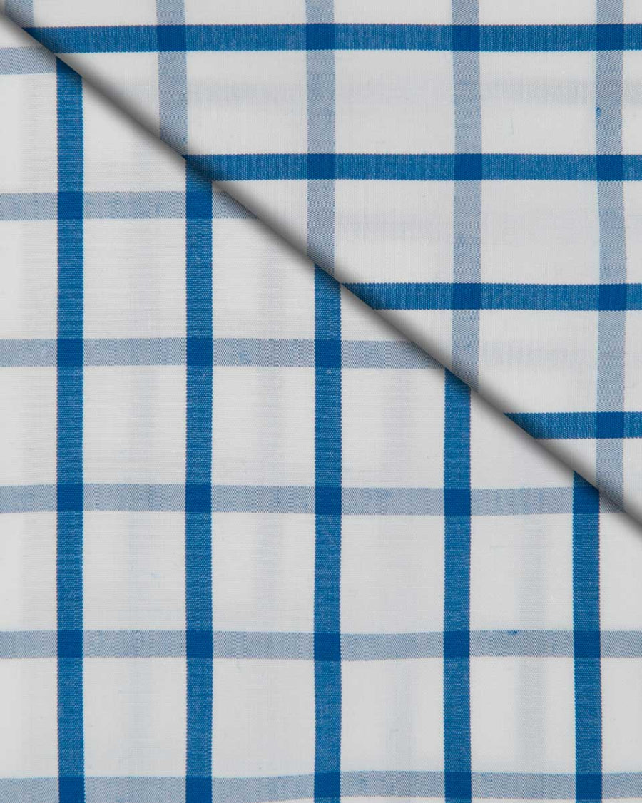 Camicia Gallarate – popeline 100% cotone, fantasia quadro