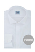Camicia Agropoli - 100% cotone, diagonale bianco