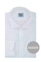 Camicia Agropoli - 100% cotone, diagonale bianco