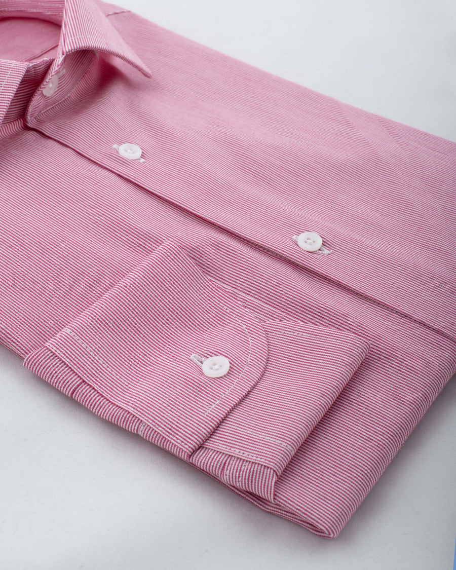 Camicia Stromboli - popeline 100% cotone, fantasia rigata