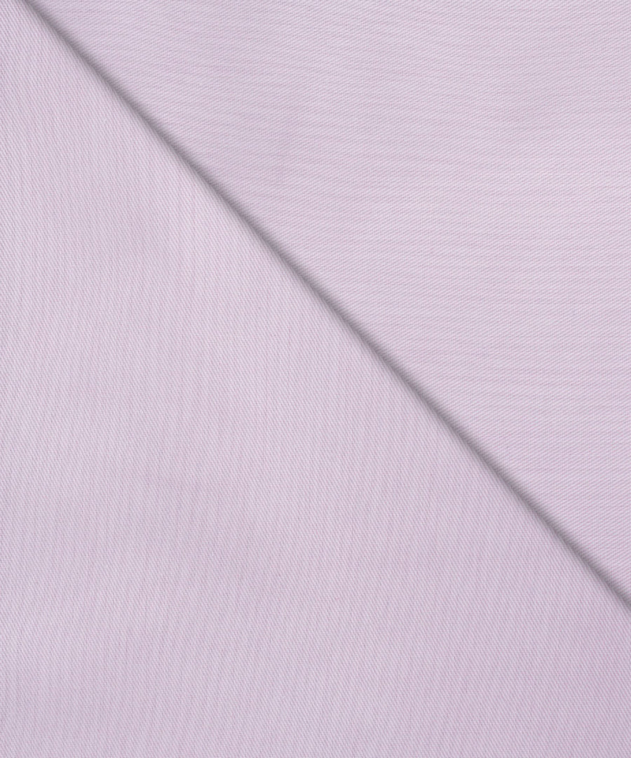 Camicia Pesaro - twill 100% cotone, tinta unita rosa