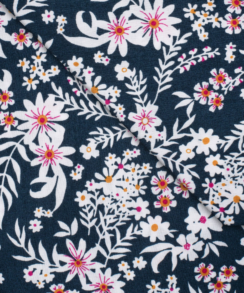 Camicia Savona - popeline stretch, fantasia floreale