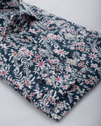 Camicia Savona - popeline stretch, fantasia floreale
