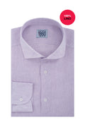 Camicia Nuoro - 100% lino glicine