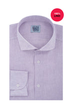 Camicia Nuoro - 100% lino glicine