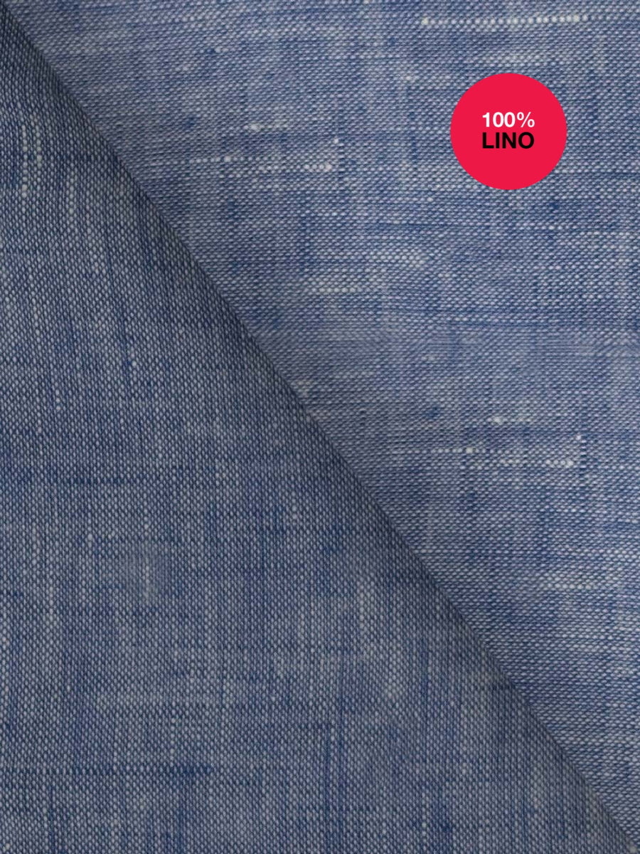 Camicia Livorno - 100% lino denim melange
