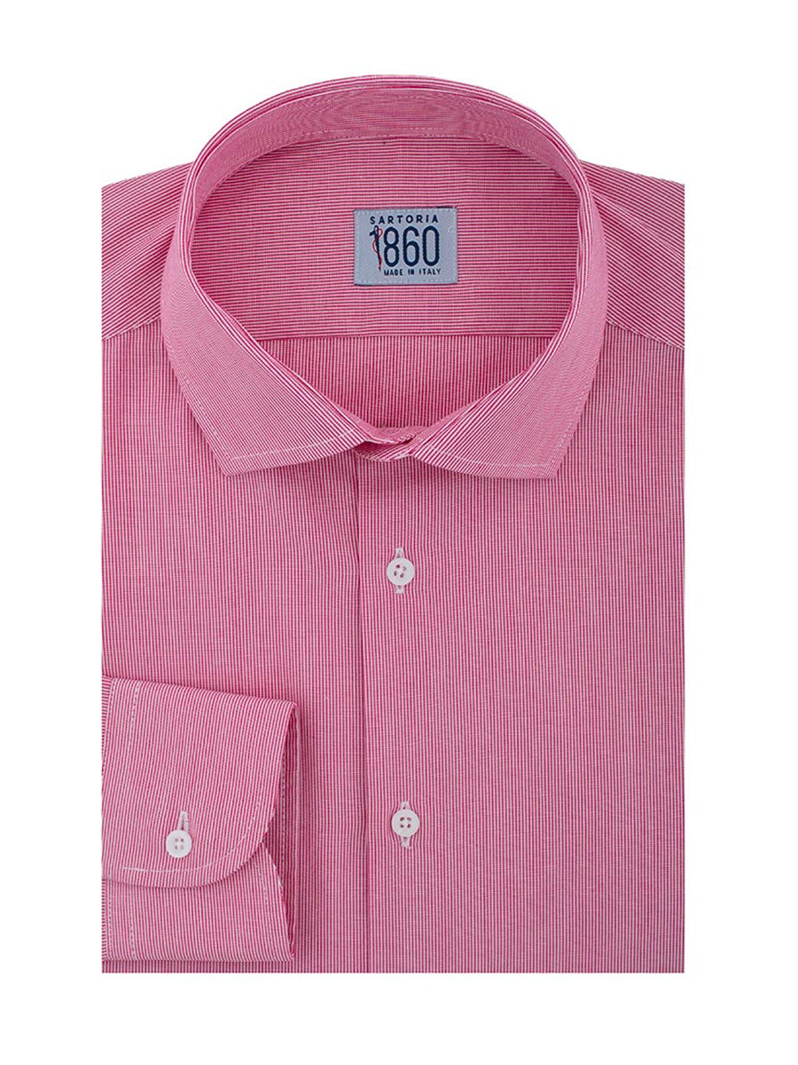 Camicia Stromboli - popeline 100% cotone, fantasia rigata
