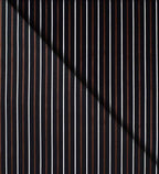 Camicia Garda - popeline 100% puro cotone, fantasia righe bianco e marrone