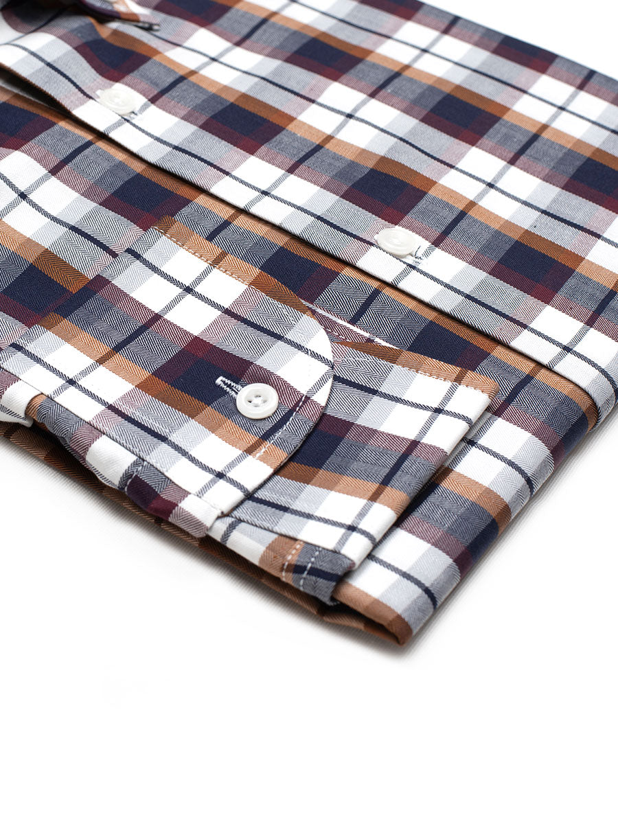 Camicia Monaco - vaiella 100% puro cotone, fantasia quadro