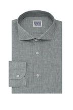 Camicia Rodi – 100% lino grigio fumo