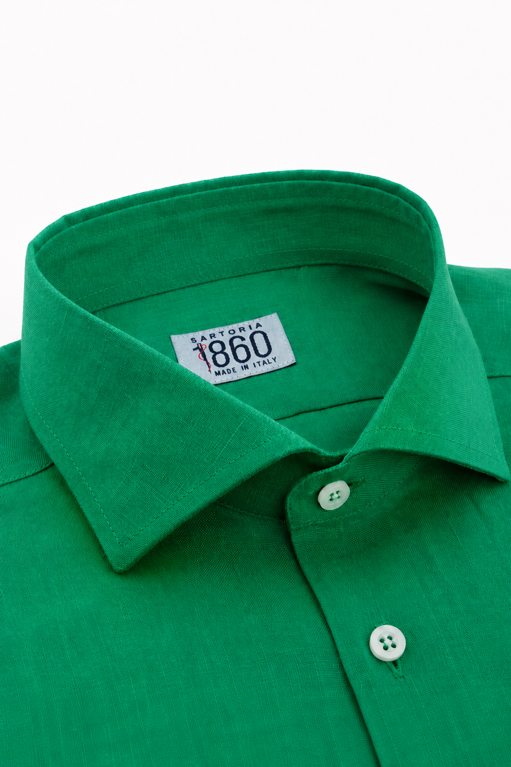 Camicia Valdarno - 100% lino verde