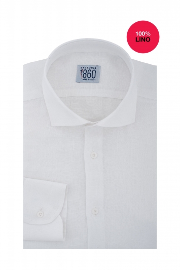 Camicia Amalfi - 100% lino bianco