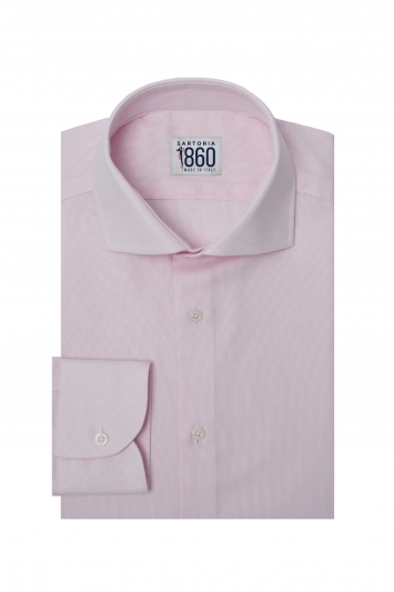 Camicia Olbia - oxford 100% puro cotone tinta unita rosa