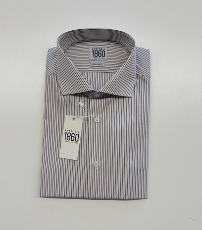 Camicia Scalea, taglia 42 regular, 100% cotone