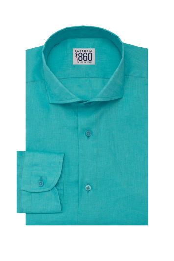 Camicia Stintino – 100% lino tiffany