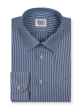 camicia a righe Napoli sartoria 1860