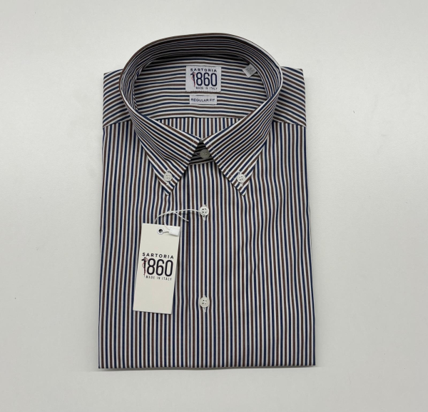 Camicia Atene, taglia 42 regular, 100% cotone