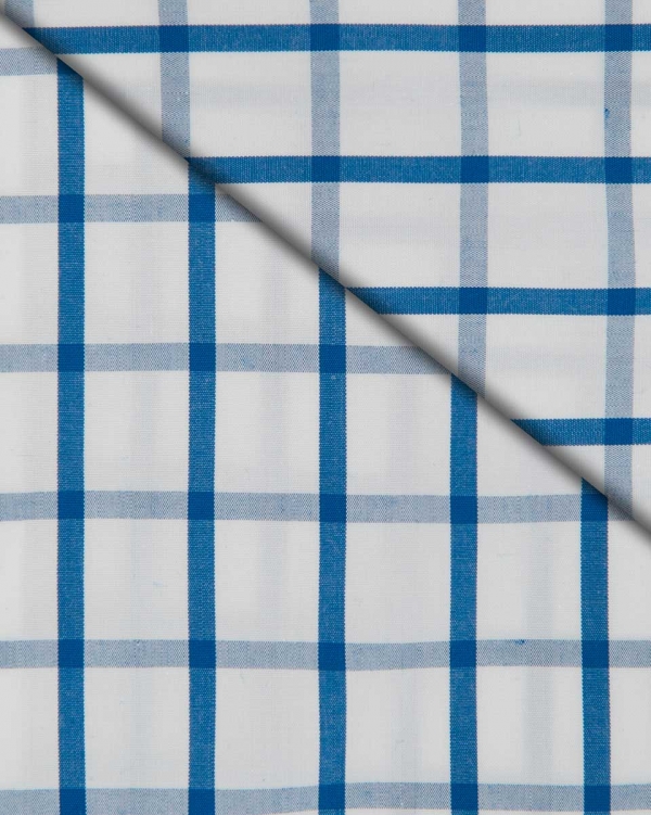 Camicia Gallarate – popeline 100% cotone, fantasia quadro
