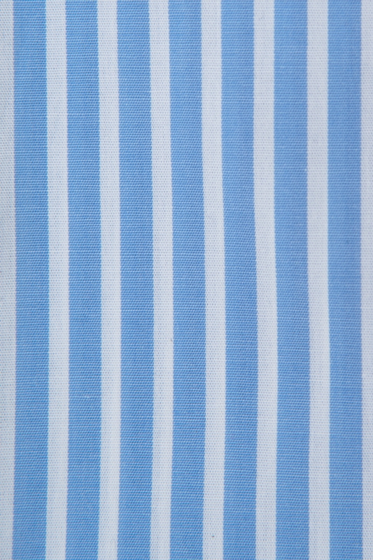 Camicia Reggio Emilia – popeline 100% puro cotone, fantasia rigata celeste