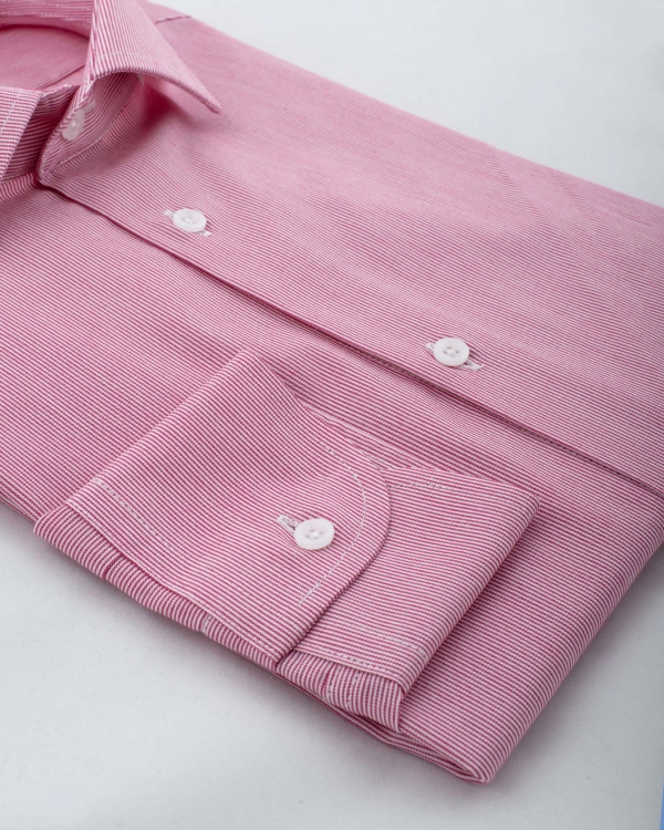 Camicia Stromboli - popeline 100% cotone, fantasia rigata 