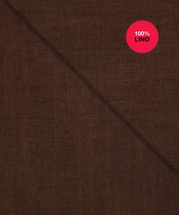 Camicia Terni -  100% lino marrone 