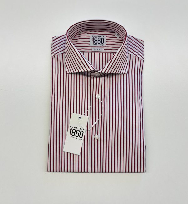 Camicia Etna, taglia 37 slim, 100% cotone