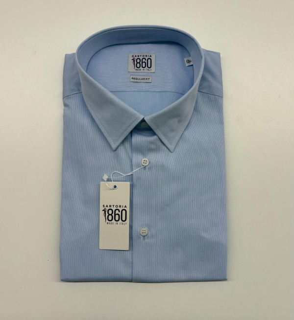 Camicia Montecarlo, taglia 45 regular, 100% cotone