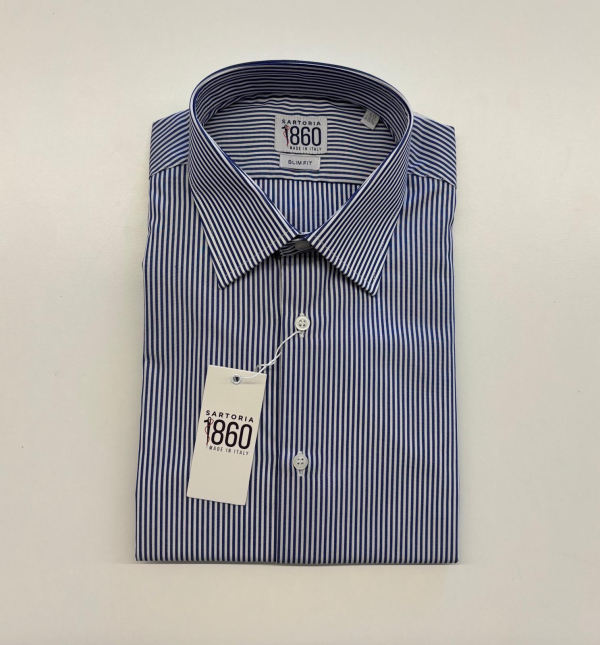 Camicia Napoli, taglia 40 slim, 100% cotone