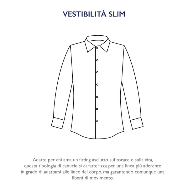 Camicia Caserta - oxford 100% puro cotone, puntinata blu