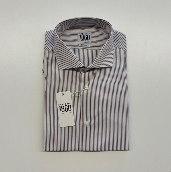 Camicia Scalea, taglia 40 slim, 100% cotone