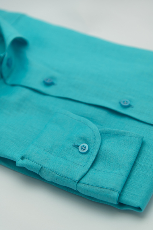 Camicia Stintino – 100% lino tiffany