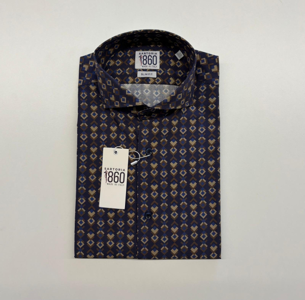 Camicia Tricase, taglia 39 slim, 100% cotone