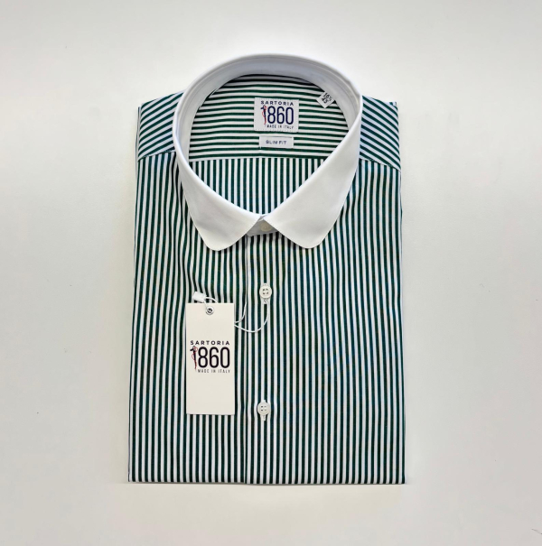 Camicia Venosa, taglia 42 slim, 100% cotone